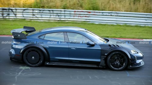 Porsche, Porsche Taycan, Nürburgring-Rekord im Visier: Sehen wir hier einen Porsche Taycan GT4 RS?