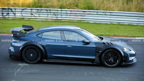 Nürburgring-Rekord im Visier: Sehen wir hier einen Porsche Taycan GT4 RS?