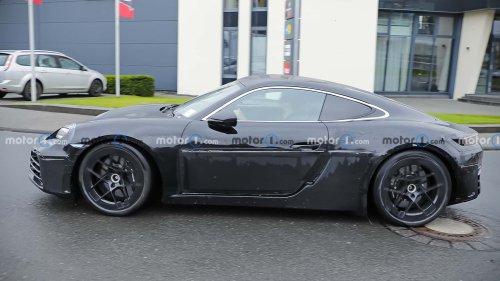 Porsche 718 Cayman (2026) zeigt sich mit weniger Tarnung