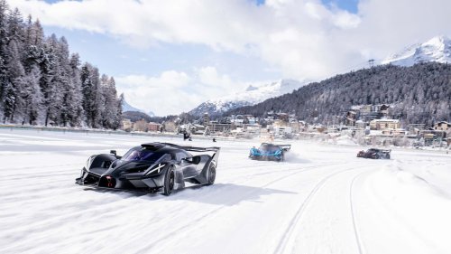 Bugatti a emmené ses meilleures hypercars faire du drift sur glace