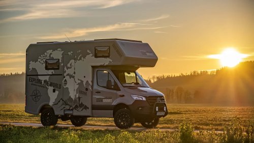 Esta Mercedes-Benz Sprinter es una autocaravana muy aventurera