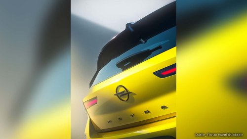 Opel ofrece la primera imagen del restyling del Astra para 2026