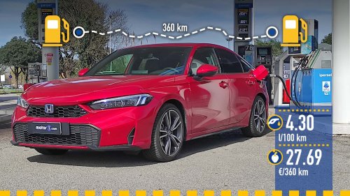 Honda, Honda Civic, Tatsächlicher Verbrauch: Honda Civic Vollhybrid (2026) im Test