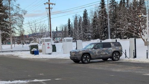 Rivian, Le véhicule électrique "européen" de Rivian repéré et testé