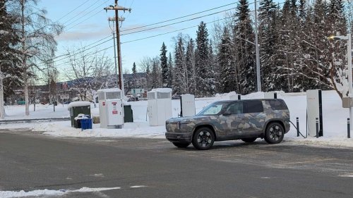 Rivian, Le véhicule électrique "européen" de Rivian repéré et testé