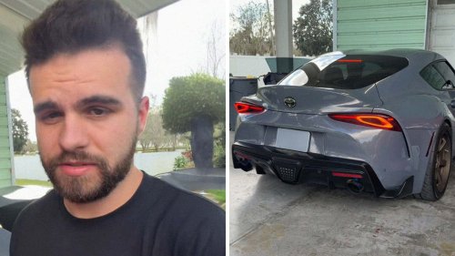 Man’s Toyota Supra Runs Out of Gas. Then He Notices Something Strange When Filling Up