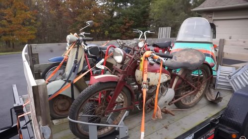 Compra seis motos abandonadas sin verlas ¡y son bastante raras!