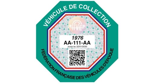 Les voitures de collection ont désormais leur vignette