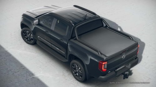 VW Amarok Dark Label: Ein Pick-up sieht schwarz