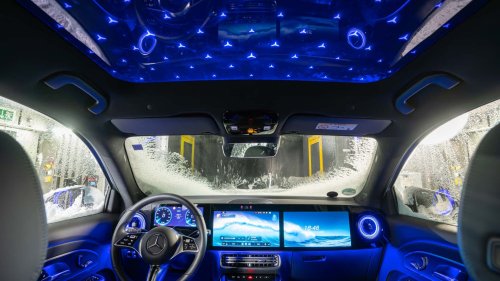 Der neue Mercedes GLB hat drei Bildschirme und sieben Sitze