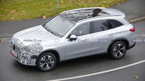 Mercedes, Mercedes GLC erstmals mit Facelift erwischt
