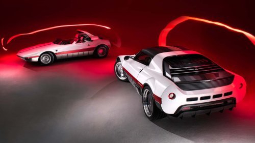 Bertone, Bertone's New V6 Retro Sports Car Has Pop-Up Headlights