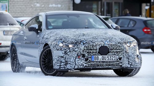 Mercedes CLE Coupé (2027) als Erlkönig erwischt: Dezentes Facelift