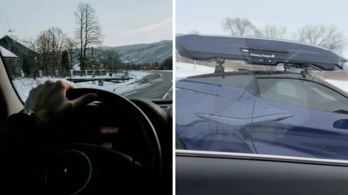 Man Spots Corvette With Michelin Tires On The Highway. Then He Sees Something Dangerous: 'Who Would Do That?'