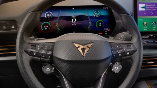 Volkswagen's Cupra Born Electric Hot Hatch Gets More Buttons