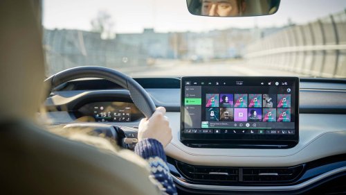 Skoda Enyaq, Skoda Elroq et Enyaq proposeront bientôt des jeux vidéo comme Tetris (à l'arrêt bien sûr)