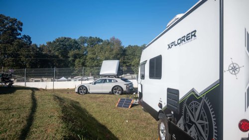 You Don't Need a Porsche Taycan Roof Tent. But You'll Want One