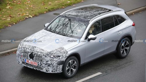 Mercedes, Mercedes GLC erstmals mit Facelift erwischt