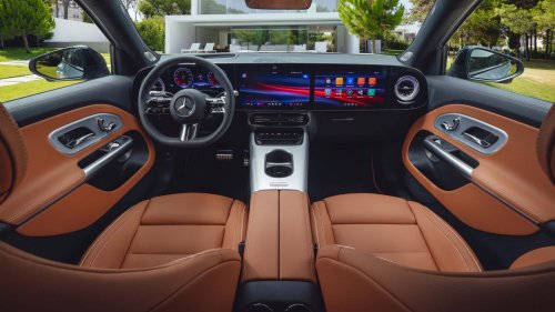 Mercedes, The New Mercedes GLB Has Three Screens, Seven Seats, and Plenty of Stars
