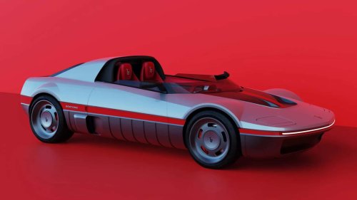 La nouvelle sportive rétro V6 de Bertone est équipée de phares escamotables