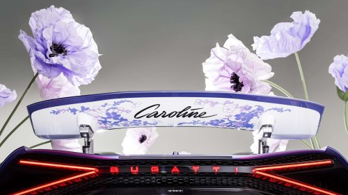 Bugatti W16 Mistral "Caroline" : l’art rencontre l’hypercar