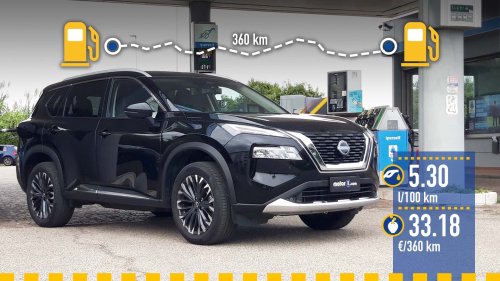 Nissan, Nissan X-Trail, Nissan X-Trail mild hybrid (2025), le test de consommation réelle