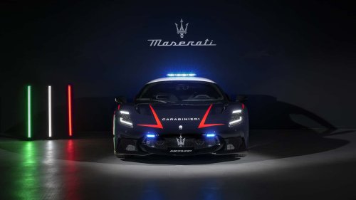Une Maserati pour la police italienne