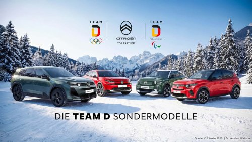 Citroën, Citroën startet mit Team D Sondermodellen ins Olympia-Jahr 2026