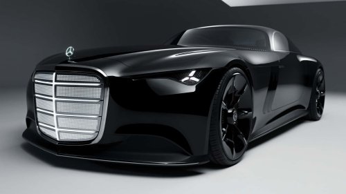 Mercedes Vision Iconic (2025): Hommage mit leuchtendem Ego