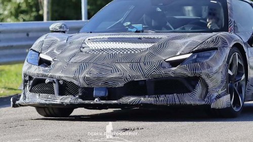 Ferrari | Hardcore Ferrari Spied Looking Like A Race Car For The Road