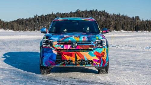 Volkswagen, Volkswagen Atlas, I Drifted a 2027 Volkswagen Atlas Prototype on Ice. It Seemed Promising