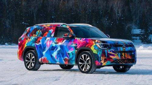 Volkswagen, Volkswagen Atlas: Wir drifteten im 2027er-Prototyp auf Eis