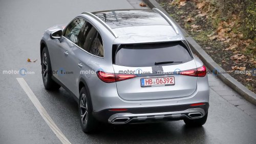 Mercedes, Mercedes GLC erstmals mit Facelift erwischt