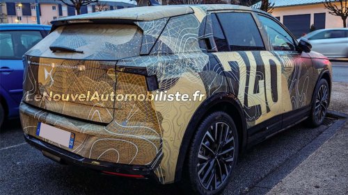 Le nouveau SUV de DS photographié durant des tests