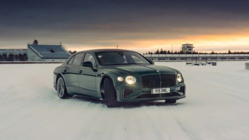 Bentley, Increíble: este Bentley ha alcanzado los 193 km/h sobre hielo