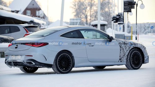 Mercedes CLE Coupé (2027) als Erlkönig erwischt: Dezentes Facelift