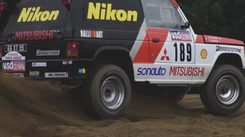 Mitsubishi, Mitsubishi Pajero, El primer Mitsubishi Pajero ganador del Dakar se restaura (vídeo)