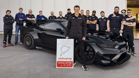 Ford Mustang GTD Crushes Corvette ZR1X's Nürburgring Record With 6:40 Lap