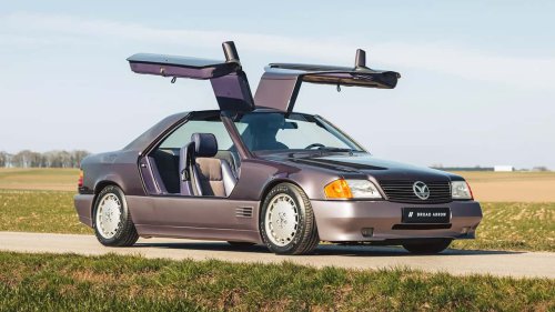 Cuando el Mercedes-Benz Coupé de los años 80 tenía alas de gaviota