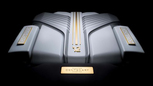 El centenario Rolls-Royce Phantom es de oro de 24 quilates