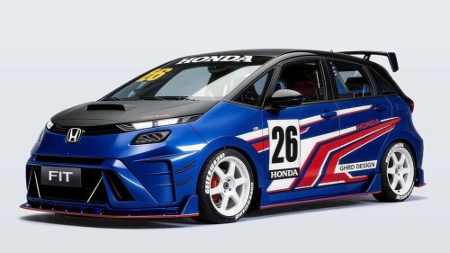 Honda, We're Obsessed With This Tiny Honda Fit Race Car