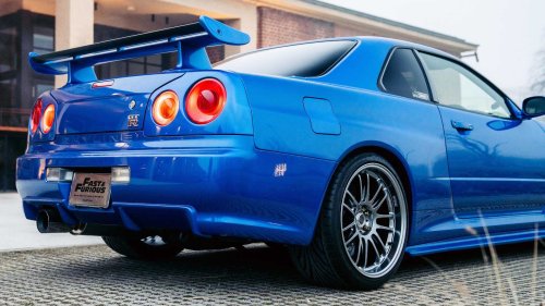 Nissan, Nissan Skyline, Nissan R34 Skyline Paul Walker di Fast And Furious Akan Dilelang