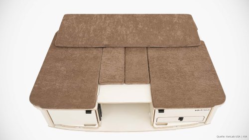 So wird der Kia PV5 in 5 Minuten zum vollwertigen Mini-Camper