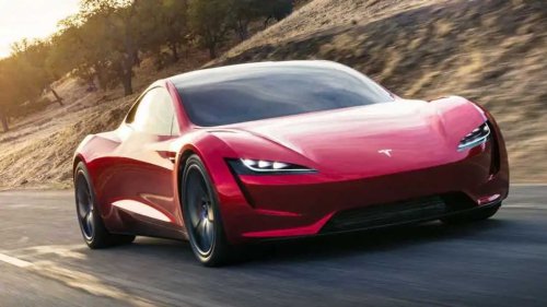 Tesla dépose le logo de la Roadster