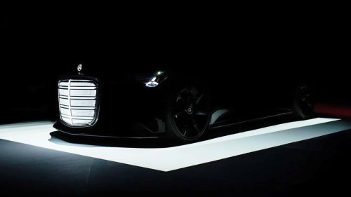 Mercedes, Mercedes teasert gigantischen beleuchteten Kühlergrill