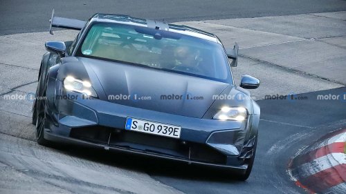 Porsche, Porsche Taycan, Nürburgring-Rekord im Visier: Sehen wir hier einen Porsche Taycan GT4 RS?