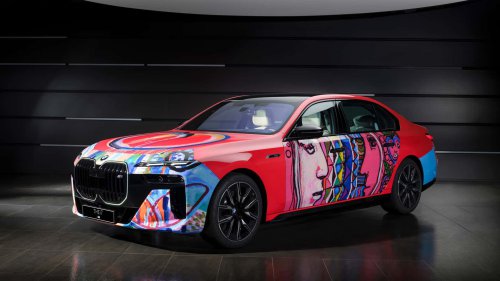 BMW, BMW i7, BMW i7 als mobile Leinwand auf der Frieze Seoul 2025