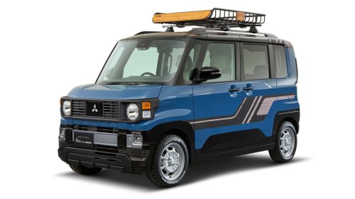 Mitsubishi muestra el kei car con el aspecto del primer Montero de 1982