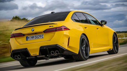 BMW, BMW M5, Nouvelle BMW M5 : un restylage radical supris lors d’essais sur circuit