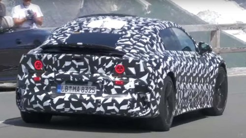 Supercar 4 Pintu Baru AMG Diuji Coba di Pegunungan Alpen